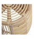 TABURETE BAJO DE RATTAN Y BAMBÚ BOLD