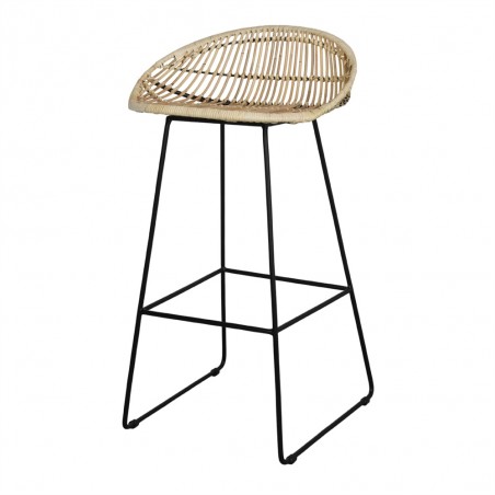 TABURETE ALTO DE RATTÁN WILLOW