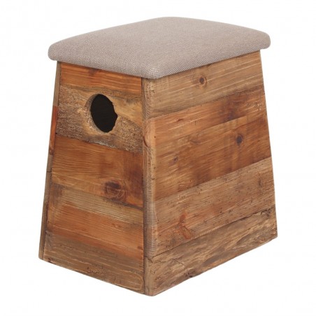 TABURETE DE MADERA LIVERPOOL