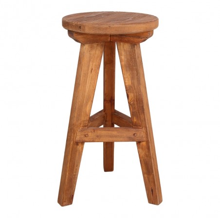 TABURETE ALTO DE MADERA STRADA