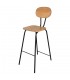 TABURETE ALTO METAL Y MADERA MARSELLA