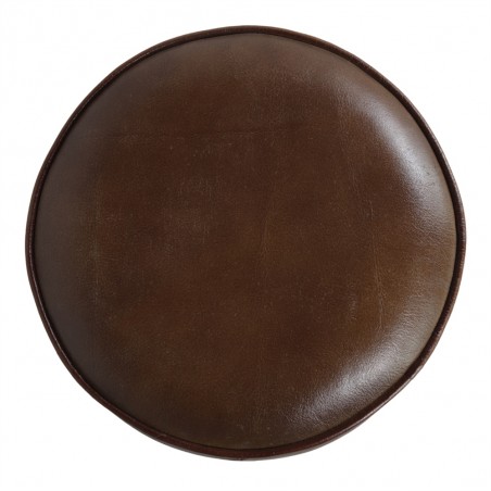 TABURETE BAJO DE PIEL BIKINI