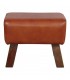 TABURETE BAJO DE PIEL DONATI