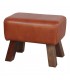 TABURETE BAJO DE PIEL DONATI