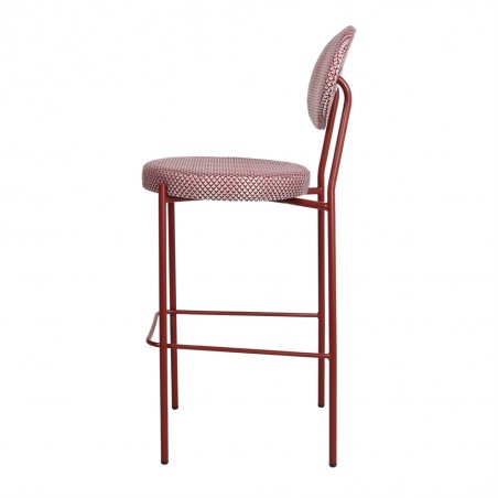 TABURETE ALTO TAPIZADO AMERY FLAPPER