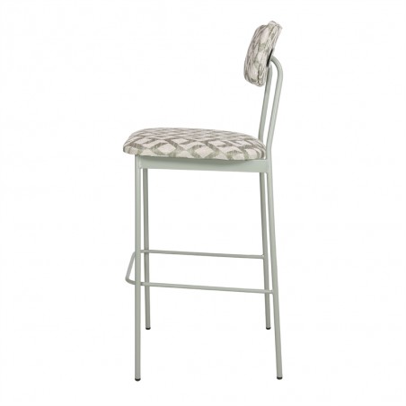 TABURETE ALTO TAPIZADO BILOXI HYDRO MOSS