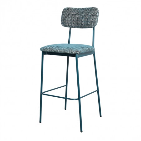 TABURETE ALTO TAPIZADO BILOXI PRASLIN