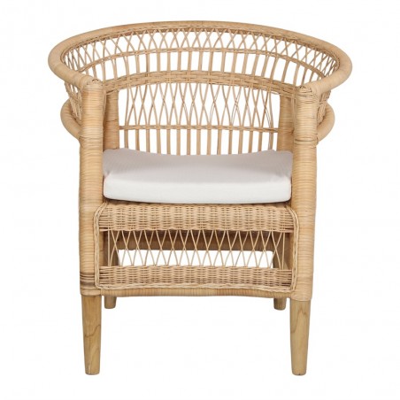 SILLÓN DE RATTÁN NATURAL MALAWI