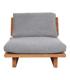 SOFÁ DE MADERA TAPIZADO KUBU