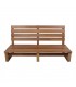 BANCO LOUNGE DE MADERA CON COJINES MONDELO