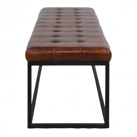 BANCO TAPIZADO EN PIEL VELIKA