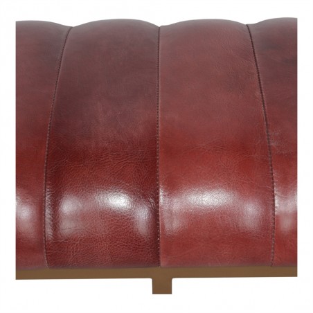 BANCO DE METAL Y PIEL ASONDY