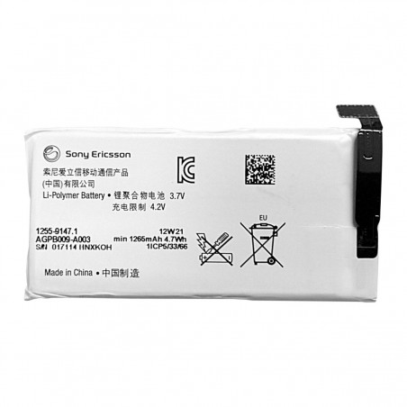 Batería original Sony AGPB009-A003 para Xperia Go