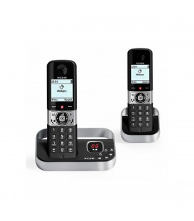 Teléfono inalámbrico DECT Alcatel F890 Voice Duo Negro/Plata