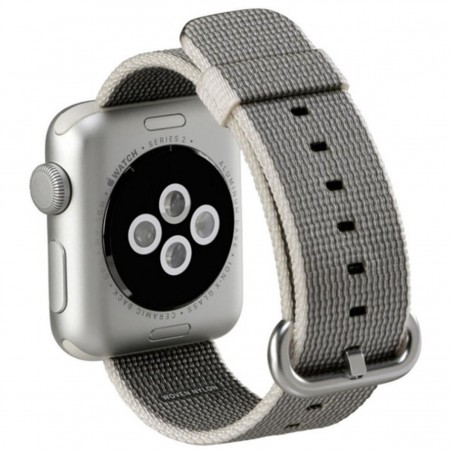 Apple Watch Series 2 38 mm Plata con correa de nailon