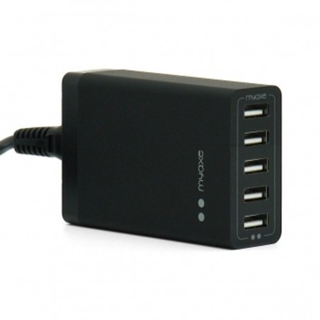 Estación de carga USB con 5 salidas MyAxe negro