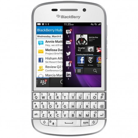 Blackberry Q10 QWERTY blanco libre