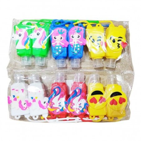 Bote Gel Hidroalcohólico Infantil (Surtido de Dibujos) - Pack 6 Unidades
