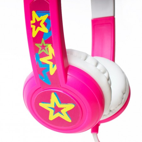 Auriculares infantiles BuddyPhone Rosa