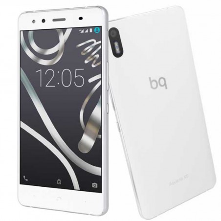 Bq Aquaris X5 4G 16+2 plata Dual Sim libre