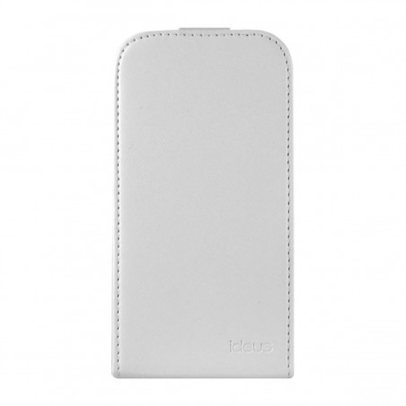 Funda de cuero ideus para Samsung Galaxy Ace 2 blanca