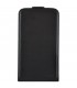 Funda de cuero negra para Samsung Galaxy Core