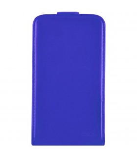 Funda de cuero azul para Samsung Galaxy Core