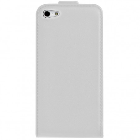 Funda de piel blanca para Apple iPhone 4S