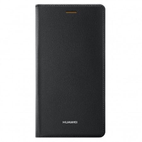 Funda piel tipo libro original para Huawei P8 Lite (2015) BLACK