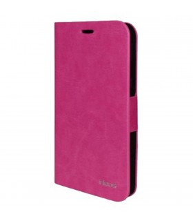Funda de piel tipo libro CAG3LEABOBK fucsia para tu XPERIA T3