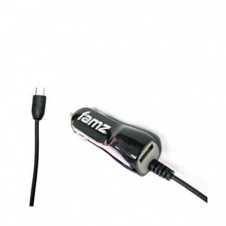 Cargador de coche micro-USB Negro de 1200 mAh