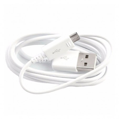 Cable MicroUSB universal blanco
