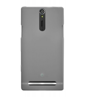 Funda ideus de TPU gris para Sony Xperia S