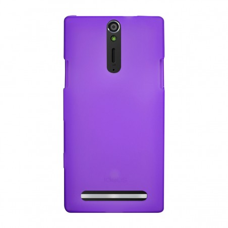 Funda ideus de TPU violeta para Sony Xperia S