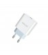 Adaptador de corriente de red USB-C carga rápida 20W Blanco