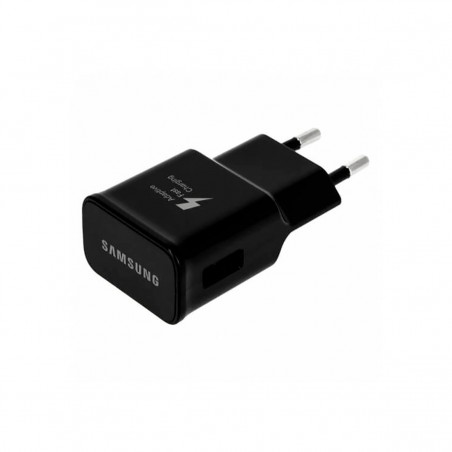 Cargador Original Samsung Type-C Carga Rápida 15 W Negro EP-TA20EBE