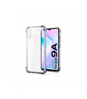 Carcasa Xiaomi Redmi 9A / 9AT hybrid (bumper +  trasera transparente) Transparente