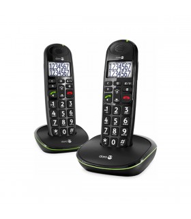 Teléfono Inalámbrico Doro 110 DUO Negro