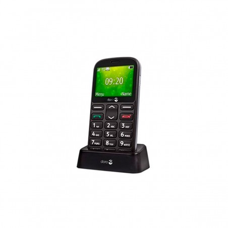 Doro 1361 Teléfono Movil de Teclas Grandes Dual SIM Negro