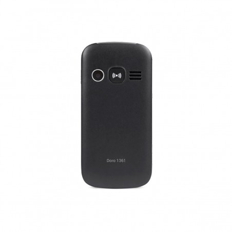 Doro 1361 Teléfono Movil de Teclas Grandes Dual SIM Negro
