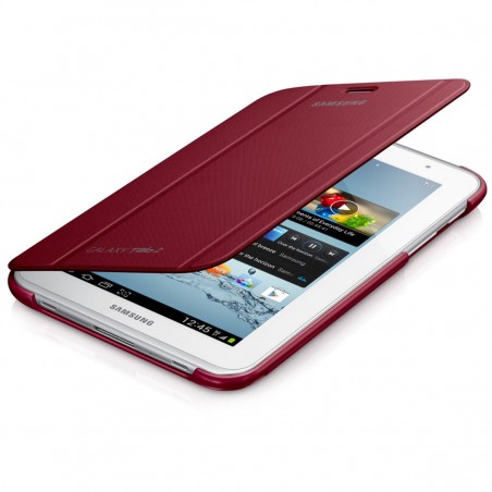 Funda libro Samsung EFC-1G5SR roja para Tab2 7.0