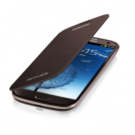 Funda flip Samsung EFC-1G6FA marrón para i9300