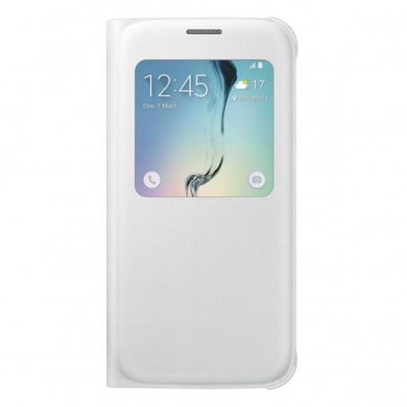 Funda S View para Samsung Galaxy S6 blanca EF-EFCG920PWE