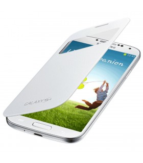 Funda S View Samsung EF-CI950BW blanca para Galaxy S4