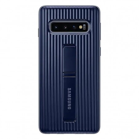 Funda Samsung Protective Standing Cover Negro Azulado para Galaxy S10 EF-RG973CBEGWW