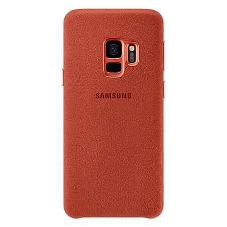 Funda Samsung Alcantara Cover Rojo para Galaxy S9 EF-XG960AREGWW