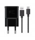 Cargador Samsung con cable USB-C negro EP-TA20EBE + EP-DG950