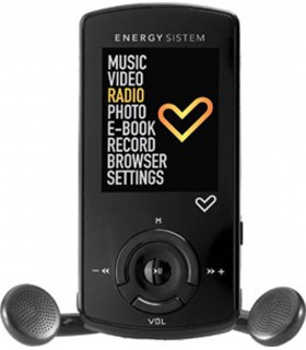 Reproductor MP4 Energy Sistem 3120 4 GB Negro