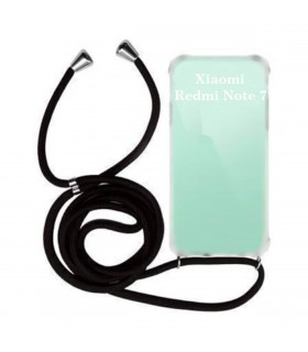 Funda Móvil Colgante para Xiaomi Redmi Note 8T Cuerda Negra