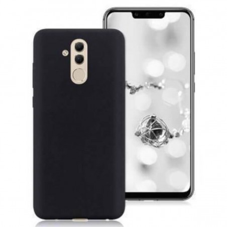Funda silicona de gel para Huawei Mate 20 Lite Negro